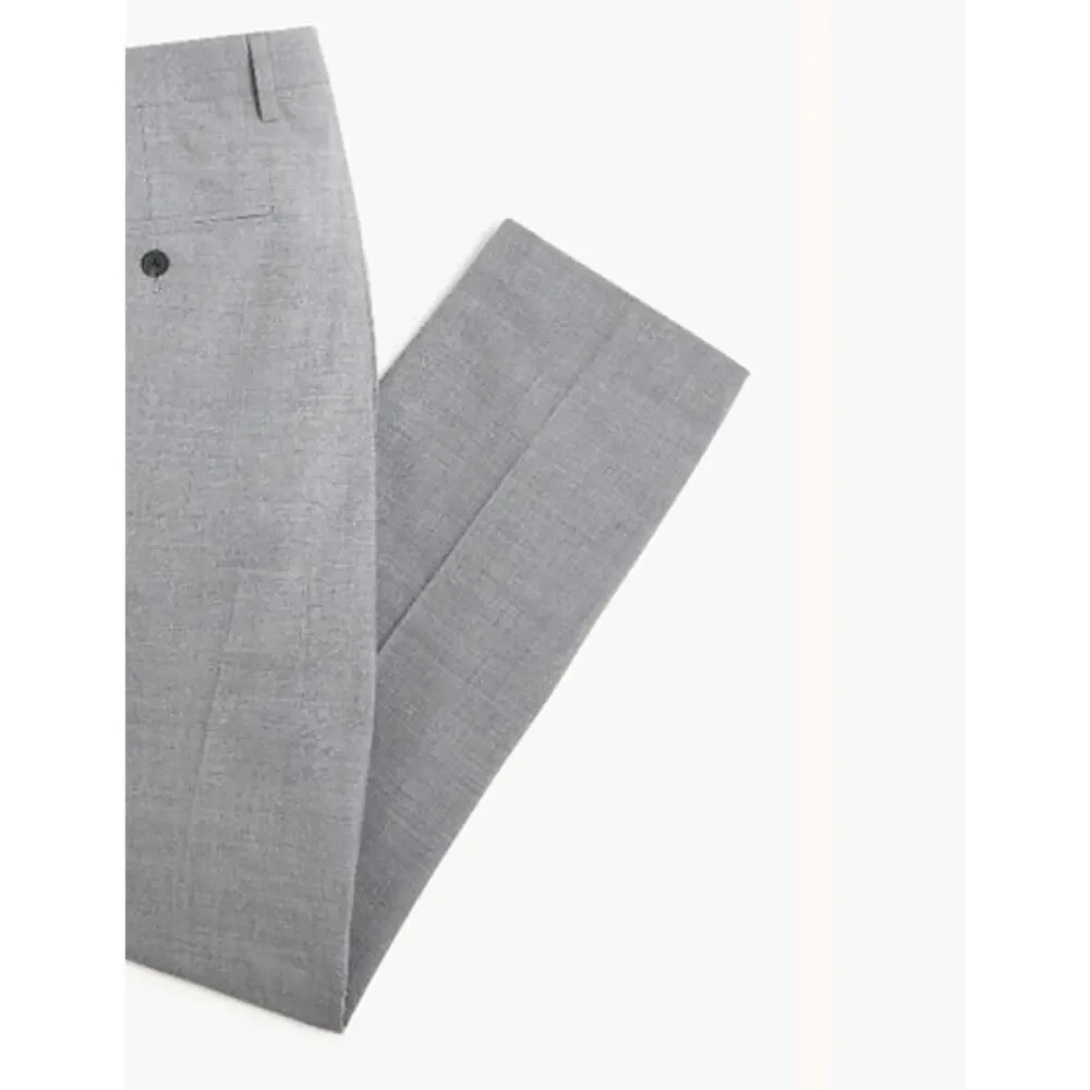 NWT J. Crew Thompson Suit Pant In Four-Season Wool Blend Gray 30/32